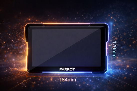 Farrot M770 7” Moto Navigacija z Wireless CarPlay & Android Auto ...