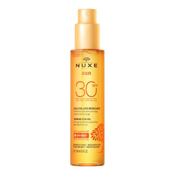 Nuxe Olje za porjavitev za obraz in telo SPF 30 Sun (olje za porjavitev za obraz in telo) 150 ml