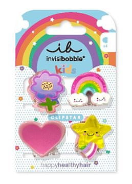 Invisibobble Clipstar Srečni svet 4 kosi