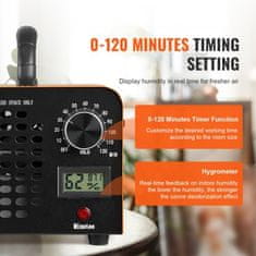 VEVOR Generator ozona 12000mg/h 197x175x16 cm Črn