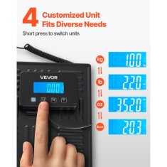 VEVOR Poštna tehtnica dvojna natančnost 340x280x30 mm