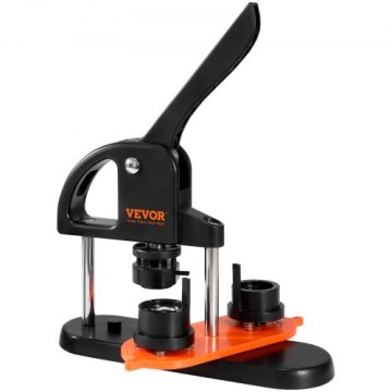 VEVOR Stroj za izdelavo gumbov JMB-25 285x9x345 cm Črn