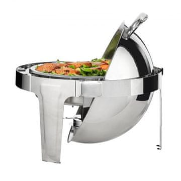 VEVOR Set za postrežbo Chafing Dish Buffet 6 Qt 2 kosa 477x468x448 cm iz nerjavečega jekla