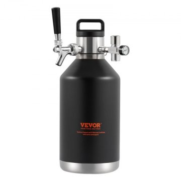 VEVOR Sistem za točenje piva Beer Growler 83x83x157 in iz nerjavečega jekla