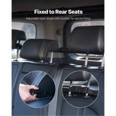 VEVOR Avto pregrada za psa 1170x540x45 mm Črna