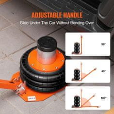 VEVOR Air Jack ZG-C+ 1100x268x140 mm Nastavljiva ročica
