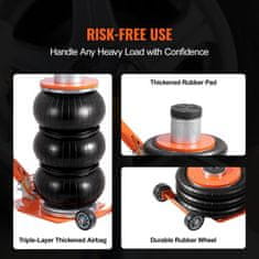 VEVOR Air Jack ZG-C+ 1100x268x140 mm Nastavljiva ročica