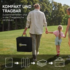 Homestar Zunanji preproga 182x274 cm črna in siva