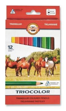 Koh-i-Noor Trikotne barvice Triocolor 12 kosov
