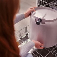 Skaza BOEssential kuhinjski kompostnik, SET+base, 15,3 l, kapučino (102197)