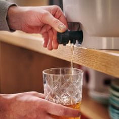 Skaza Bokashi Organko set kompostnikov za neprekinjeno ustvarjanje hranil za rastline, 2 x 16 l, sivo-zelen + posip 1 kg