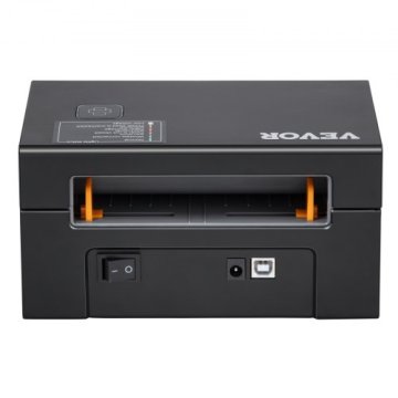 VEVOR Termični tiskalnik nalepk 300DPI 175x109x94 mm Črn