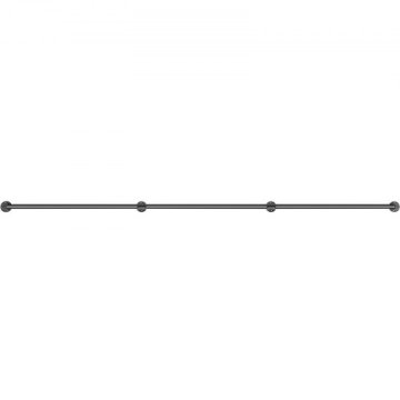 VEVOR Ograja za stopnice 2743 cm črna