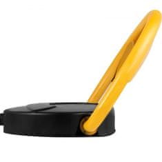 VEVOR Samodejna parkirna zapora z daljinskim upravljalnikom 38x46x75 cm rumena