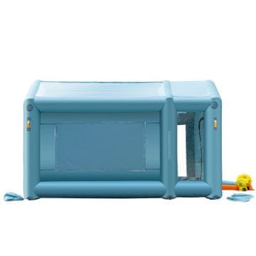 VEVOR Napihljiva barvna kabina 39624x2438x2438 cm modra