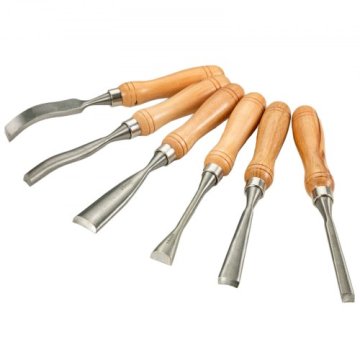 VEVOR Komplet dlet 12-delni dleta za struženje lesa 34x22x35 cm škatla za shranjevanje