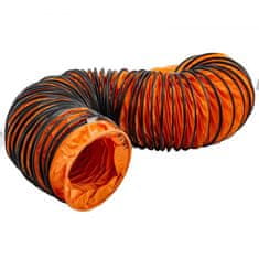 VEVOR Fleksibilna cev za zrak 76 m x 255 cm oranžna