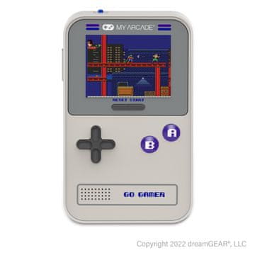 My Arcade GO GAMER Classic prenosna igralna konzola, 300 iger, sivo-vijolična