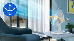 Philips CX1030/00 namizni ventilator, 35 W, bel