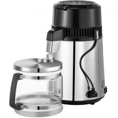 VEVOR Aparat za destilacijo vode 4L 38x206 cm srebrn