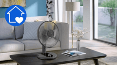 Philips CX1030/01 namizni ventilator, 35 W, črn