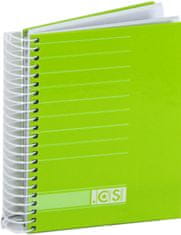 Ancor Notes A6 črte trde platnice, 120 listov,#4736.01 Zelen