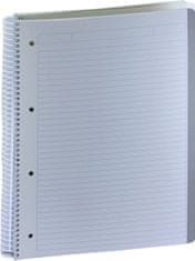 Ancor Zvezek spirala A4 črte plastična platnica, 120 listov, #8818.02 Pomlad