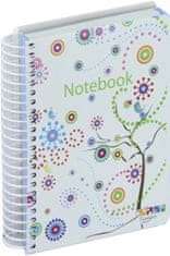 Ancor Notes A6 črte trde platnice, 120 listov,#9105.02 Pomlad