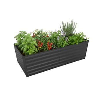 Northix Dvignjena gredica iz pocinkane kovine - optimalna drenaža