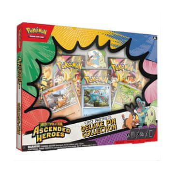 Pokémon FIRST PARTNER - ASCENDED HEROES - MEGA EVOLUTION - DELUXE PIN COLLECTION