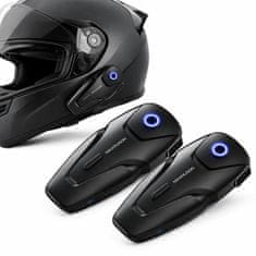 Farrot Intercom komunikacijski sistem, Motoristični Bluetooth 5.3 komplet za 2 osebi ANC 100 km/h, FM, Motociklistična komunikacija za čelado
