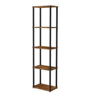 Songmics Polica 238x38x139 cm rjava