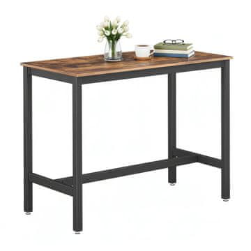 Songmics Bar miza 120x60x90 cm rjava