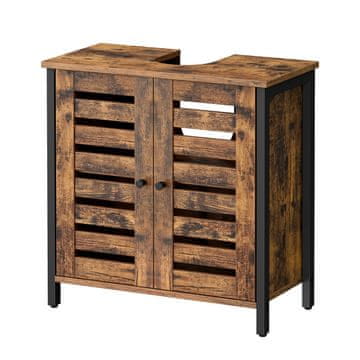 Songmics Kopalniška omarica 60x30x60 cm rjava