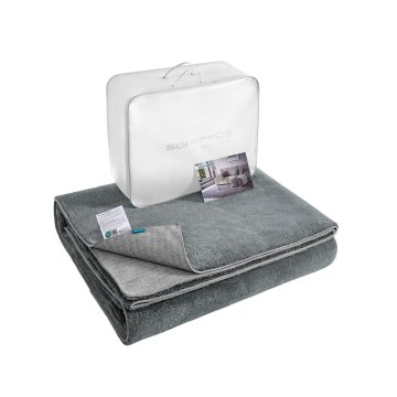 Songmics Preproga 200x290 cm Siva