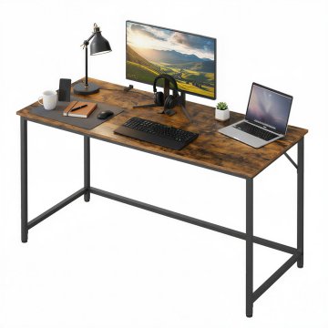 Songmics Pisarna 100x50x76 cm rjava