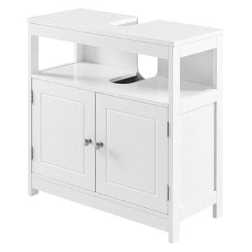 Songmics Kopalniška omarica 60x30x60 cm Bela