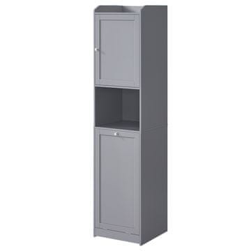 Songmics Kopalniška omarica 40x40x170 cm Bela