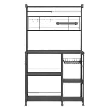 Songmics Kuhinjska polica 42x90x1673 cm rjava