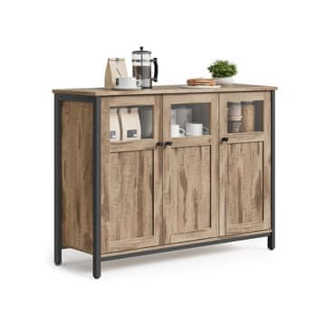 Songmics Omara 35x100x75 cm rjava