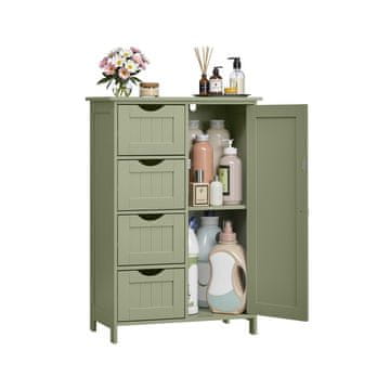 Songmics Kopalniška omarica 30x55x82 cm zelena