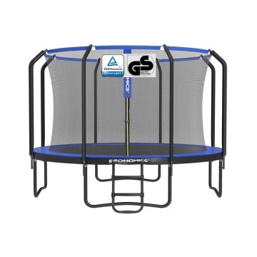 Songmics Trampolin 366x270 cm Črno Modra