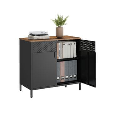 Songmics Shranjevalna omara 80x40x76 cm rjava