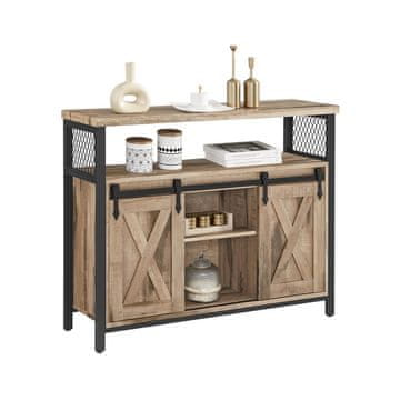 Songmics Omara 33x100x80 cm rjava