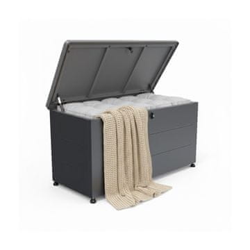 Northix Vrtna shramba iz jekla odporna na vremenske vplive zaklepljiva UV zaščita