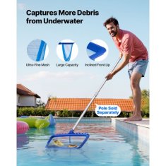 VEVOR Komplet za čiščenje bazena 4 v 1 390x520x44 mm 500x405x44 mm modra
