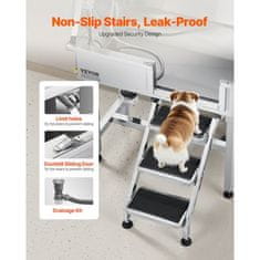 VEVOR Postaja za pranje psov 864x488x1025 cm srebrna