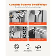 VEVOR Postaja za pranje psov 864x488x1025 cm srebrna