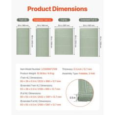 VEVOR Tatami preproga 2108x990x13 mm zložljiva