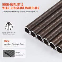 VEVOR Vetrnica 1270x14 cm baker zunanji okras